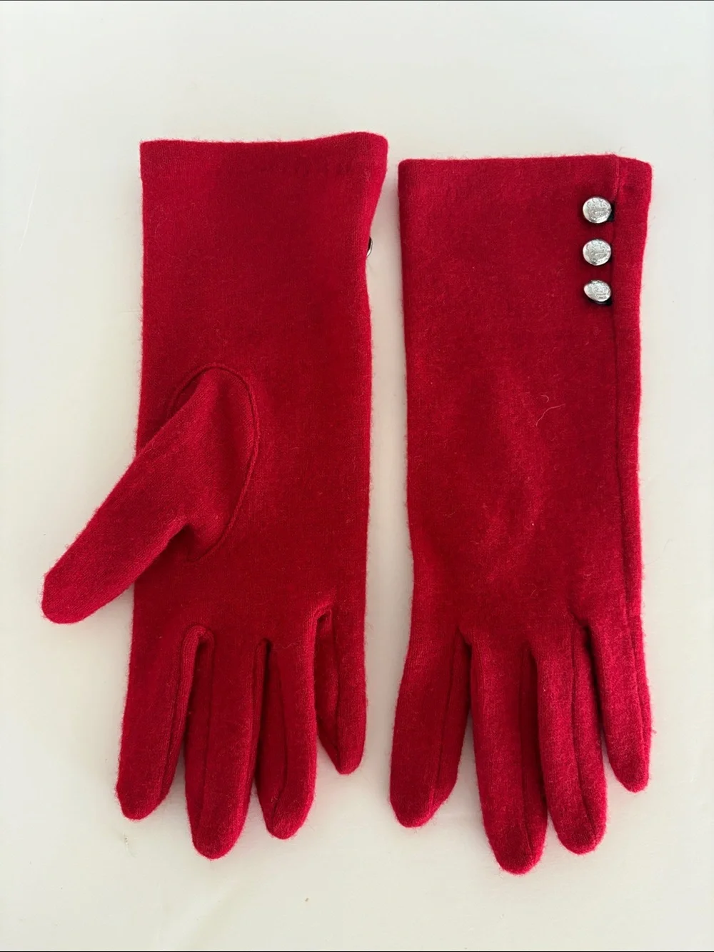 RALPH LAUREN WOMANS XL GLOVES : WOOL/CASHMERE BLEND